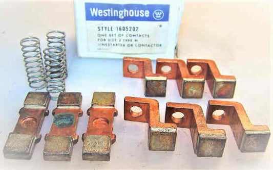 KIT, CONTACT, 3 POLE FOR SIZE 2 TYPE 'N' STARTER WESTINGHOUSE # 1605202