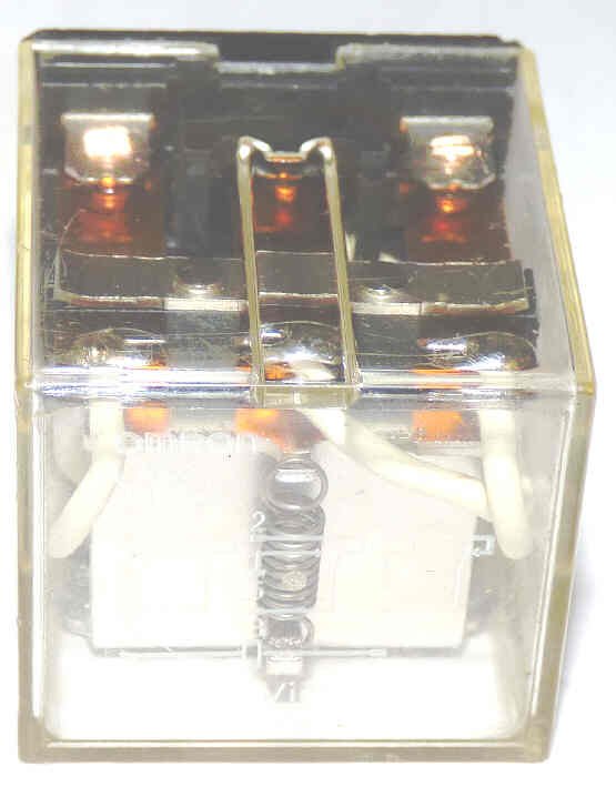 RELAY, 3PDT, 110 VAC, 10 AMP, 11 PIN BASE OMRON # LY3-AC100/110