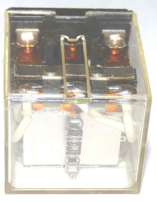 RELAY, 3PDT, 110 VAC, 10 AMP, 11 PIN BASE OMRON # LY3-AC100/110
