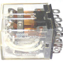 RELAY, 3PDT, 110 VAC, 10 AMP, 11 PIN BASE OMRON # LY3-AC100/110