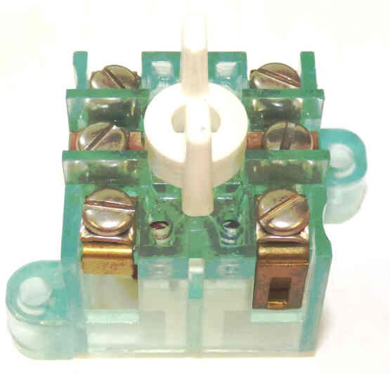 BASE, CONTACT, 1 NO/ 1 NC CONTACT GREEN OR SEPIA ADAMS # AS451C
