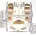 BASE, CONTACT, 2 NO CONTACTS CLEAR WITH LAMP HOLDER  ADAMS # AS451A