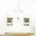BASE, WHITE, POSITION INDICATOR OR JEWEL WITH LAMP HOLDER  ADAMS # AS451D