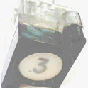 BUTTON, SURVIVOR, CALIFORNIA, MARKED 3 ADAMS # ASC452CL-3