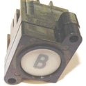 BUTTON, SURVIVOR, CALIFORNIA, MARKED B ADAMS # ASC452CL-B