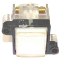 BUTTON, DESIGNER, SQUARE, 2 N.O., LED BASE, BLANK ADAMS # ASA472SCL-BL