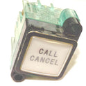 BUTTON, SURVIVOR,  MARKED CALL CANCEL ADAMS # ASA472CI-CC