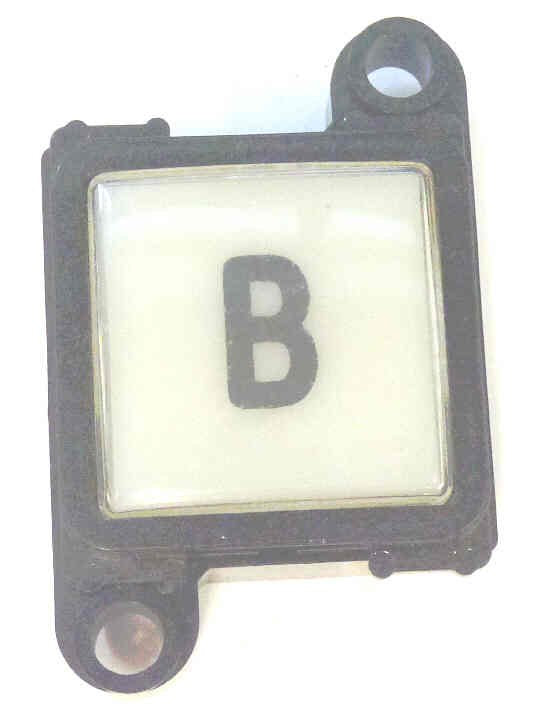 BUTTON, CAP, HALO AND ADAPTER. MARKED B  ADAMS # ASA452A-B