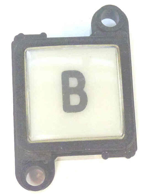 BUTTON, CAP, HALO AND ADAPTER. MARKED B  ADAMS # ASA452A-B