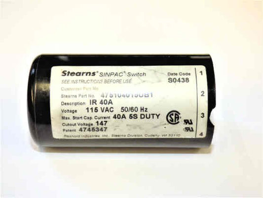 SWITCH, REVERSING, SOLID STATE, 115VAC, 40A STEARNS # 475104015UB1