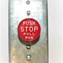 SWITCH, STOP, PIT, PUSH TO STOP, 1 N.O./ 1 N.C. CONTACT DOVER # 9810961