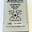 TIMER, OCTAL BASE, 8 PIN, 120 VAC, 300 SECS. OPERATE DELAY, SPDT, 10 AMP