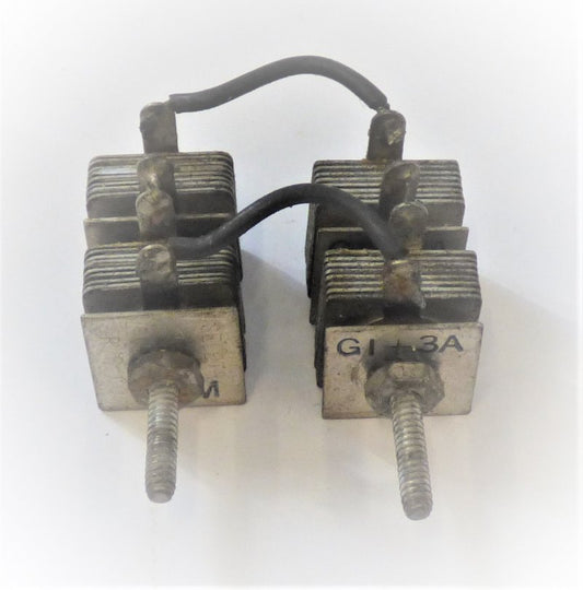 ASSEMBLY, 2 RECTIFIERS, 11/16 SQUARE, HI VOLTAGE BLOCKER SERGE RTB7
