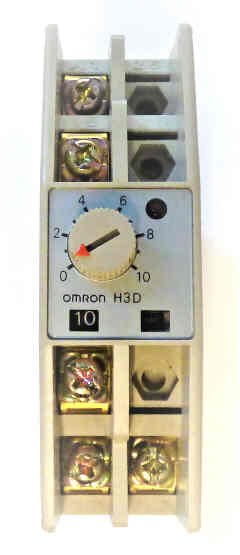 TIMER, 1-10 SECONDS, SPDT 110-120 VAC OMRON # H3D