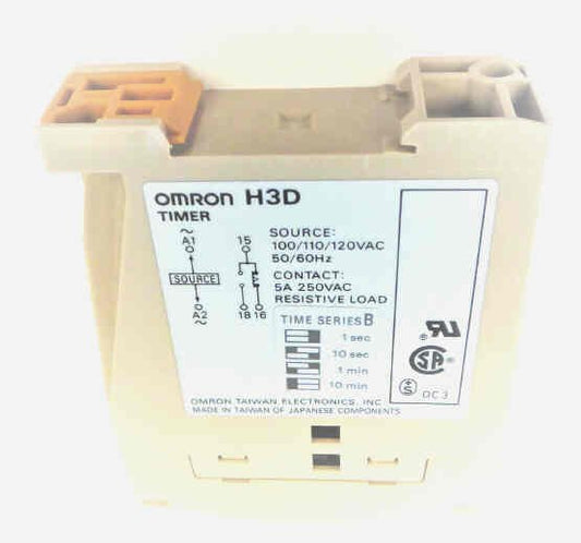 TIMER, 1-10 SECONDS, SPDT 110-120 VAC OMRON # H3D