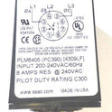 RELAY, 3 PHASE MONITOR, 240 VAC, EIGHT PIN OCTAL BASE ABB # PLM6405 Y