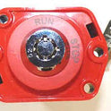 SWITCH. KEYED, RUN/STO[, RED BEZEL DUPAR #US91STXR2C2