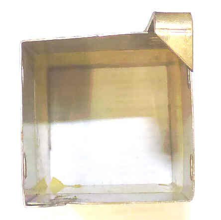 SHIELD, TUBE, TOUCH BUTTON, BRASS, PLATED OTIS # 278AN3