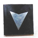 BUTTON, 7/8 SQUARE, ALUMINUM ARROW OTIS # 323BH2