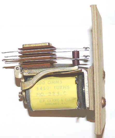RELAY. TELEPHONE TYPE, 1 N.O, 1 N.C , 500 OHM COIL WESTINGHOUSE # A204464