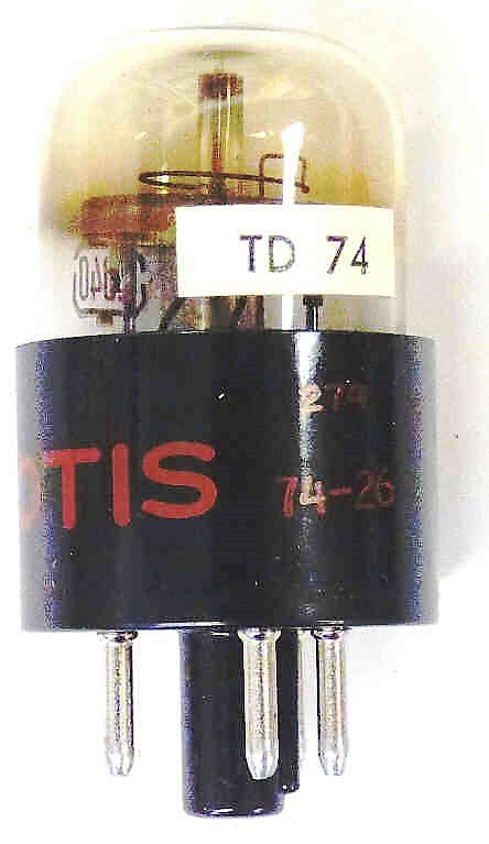 TUBE, TOUCH, TUBE DROP 74 (TD74) USED ON VINTAGE CAR STATIONS OTIS 425A2