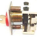 SWITCH, KEYED, FIRE SERVICE,VERTICAL, PHASE 1, RED BEZEL, ENGRAVED OFF-HOLD-ON