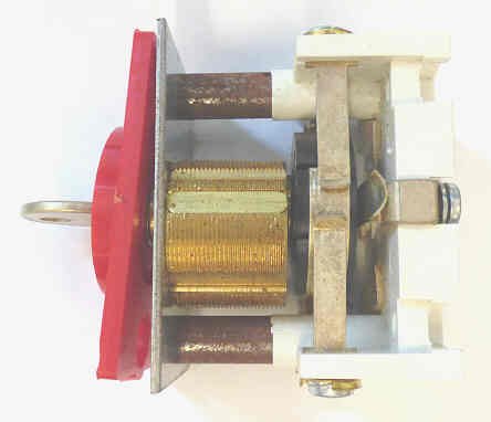 SWITCH, KEYED, FIRE SERV, VERT RED BEZEL, BYPASS-OFF-ON KS1-0057V