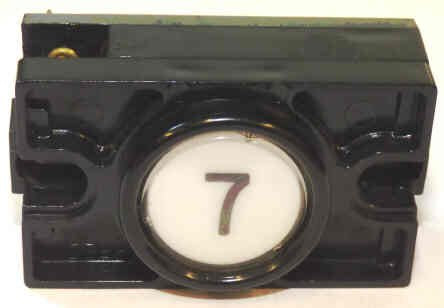 PUSHBUTTON COMPLETE MARKED 7 IN BLACK DOVER # 9822872