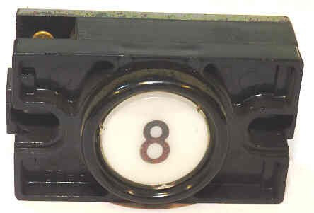PUSHBUTTON COMPLETE MARKED 8 IN BLACK DOVER # 9822884