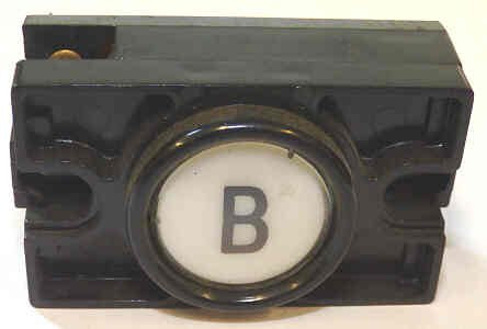 PUSHBUTTON COMPLETE MARKED B IN BLACK DOVER #9822938