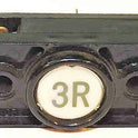 PUSHBUTTON COMPLETE MARKED 3R IN BLACK DOVER CLASSIC SERIES