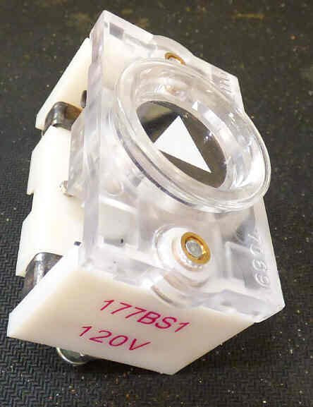 BUTTON, HALL, SPECIFY MARKING, 120 VAC, VERTICAL COMPLETE, OTIS # 7069Y2