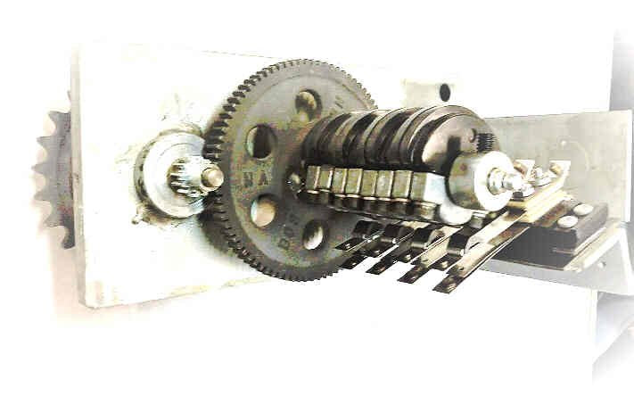 ASSEMBLY,SPROCKET/GEAR DRIVE FOR F OPERATOR,COMPLETE AS SHOWN