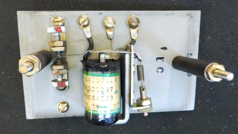 RELAY, CURRENT SENSING, COMPLETE AS SHOWN, COVER OFF, OTIS 2219-A11