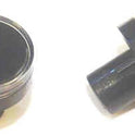 BUTTON, CLEAR CAP, 1 DIAMETER, MARKED 'D' OTIS # A323BD1-D