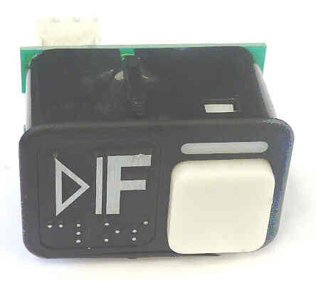 PUSHBUTTON COMPLETE, MARKED D.C. 1F SCHINDLER SERIES # 8544C17G04