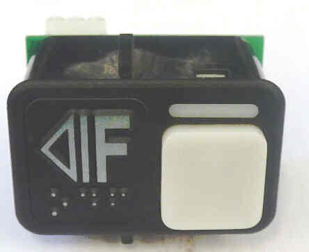 PUSHBUTTON COMPLETE, MARKED D.O.1F SCHINDLER SERIES # 8544C17G04