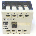 BLOCK, CONTACT, AUXILLARY 4 N.O. CONTACTS SQUARE D CLASS 9999, TYPE PN04