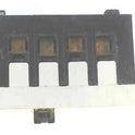 BLOCK, CONTACT, AUXILLARY 4 N.O. CONTACTS SQUARE D CLASS 9999, TYPE PN04