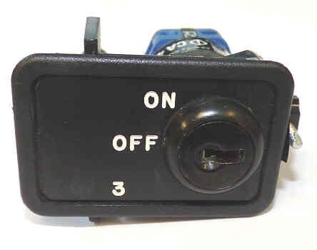 SWITCH, KEYED, ON-OFF, BUTTON CUT-OUT MARKED 3 KEY # USE5