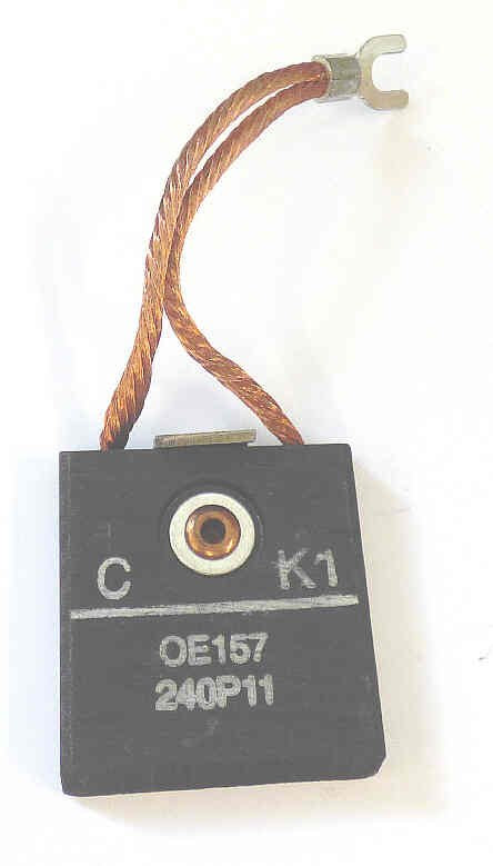 BRUSH, CARBON, OTIS GRADE OE-157, .375 x 1.500 x 1.750  OTIS # 240P11