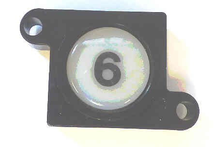BUTTON, CAP, HALO AND ADAPTER. # 6  ADAMS # ASA452A-6