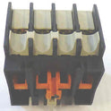 CONTACT, MODULE, AUX., 4 N.O CONTACTS, TELEMECANIQUE LA1 DN40