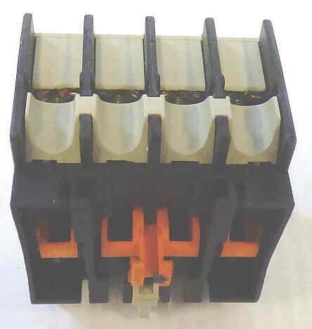 CONTACT, MODULE, AUX., 4 N.O CONTACTS, TELEMECANIQUE LA1 DN40