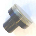 BUTTON, CLEAR CAP, 1 DIAMETER, MARKED FDO OTIS # A323BD1-FDO