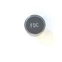 BUTTON, CLEAR CAP, 1 DIAMETER, MARKED FDC OTIS # A323BD1-FDC