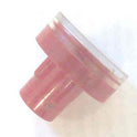 BUTTON, CLEAR CAP, 1 DIAMETER, MARKED EMERG CALL IN RED OTIS # A323BD7-EC