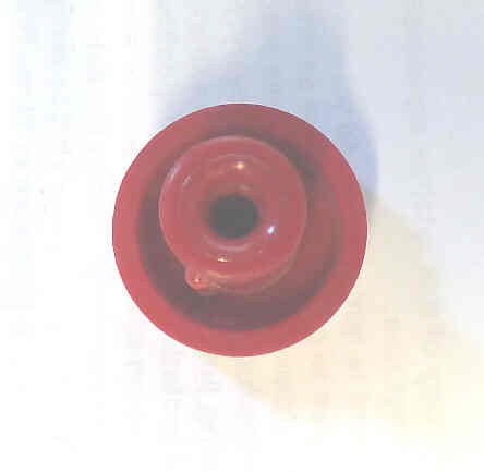 BUTTON, CLEAR CAP, 1 DIAMETER, MARKED EMERG CALL IN RED OTIS # A323BD7-EC