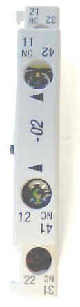 CONTACT, AUXILLARY, SIDE MOUNT, 2 N.C. SPRECHER & SCHUH # CA7-PA02