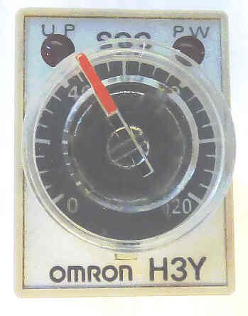 TIMER, 1-30 SECONDS, 110 VDC, ICE CUBE BASE OMRON H3Y-4-110